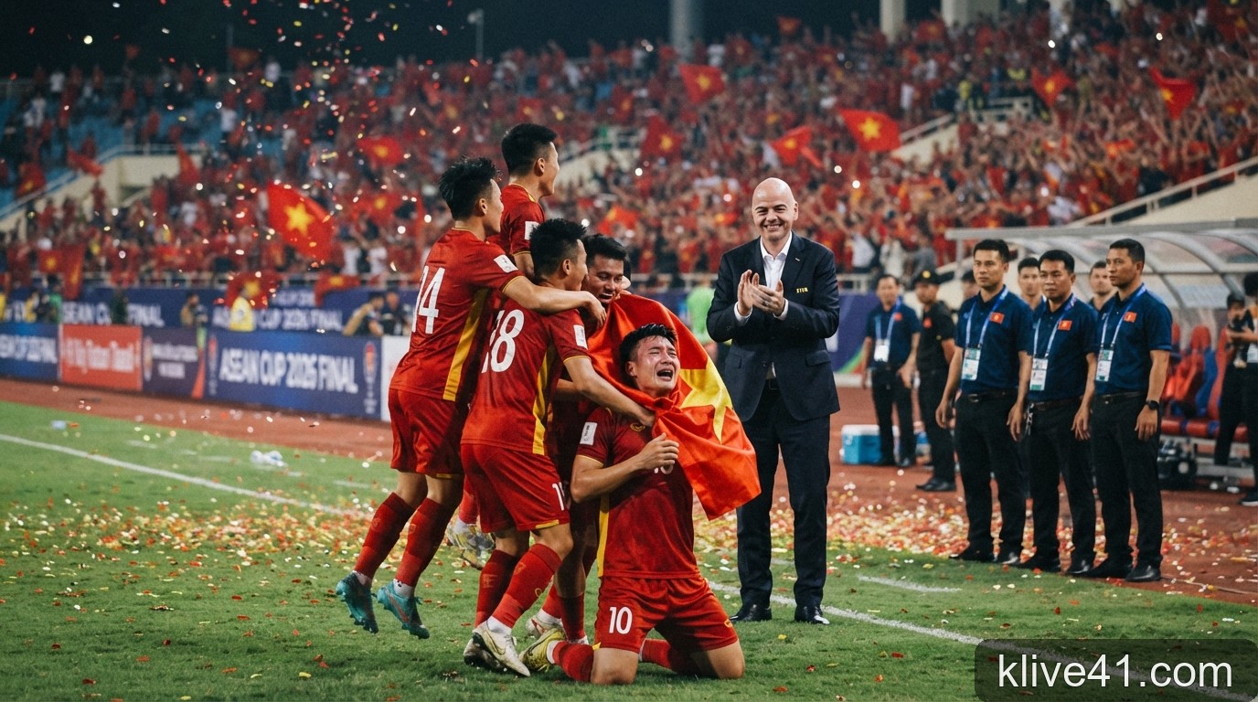 Việt Nam vô địch ASEAN Cup 2026: Dấu ấn lịch sử và sự hiện diện của Chủ tịch FIFA tại Mỹ Đình - 2
